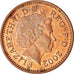 Moneta, Gran Bretagna, Elizabeth II, Penny, 2002, MB+, Acciaio placcato rame