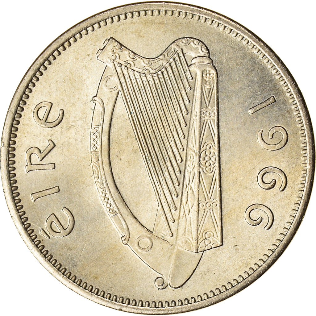 Coin, IRELAND REPUBLIC, 6 Pence, 1966, EF(40-45), Copper-nickel, KM:13a
