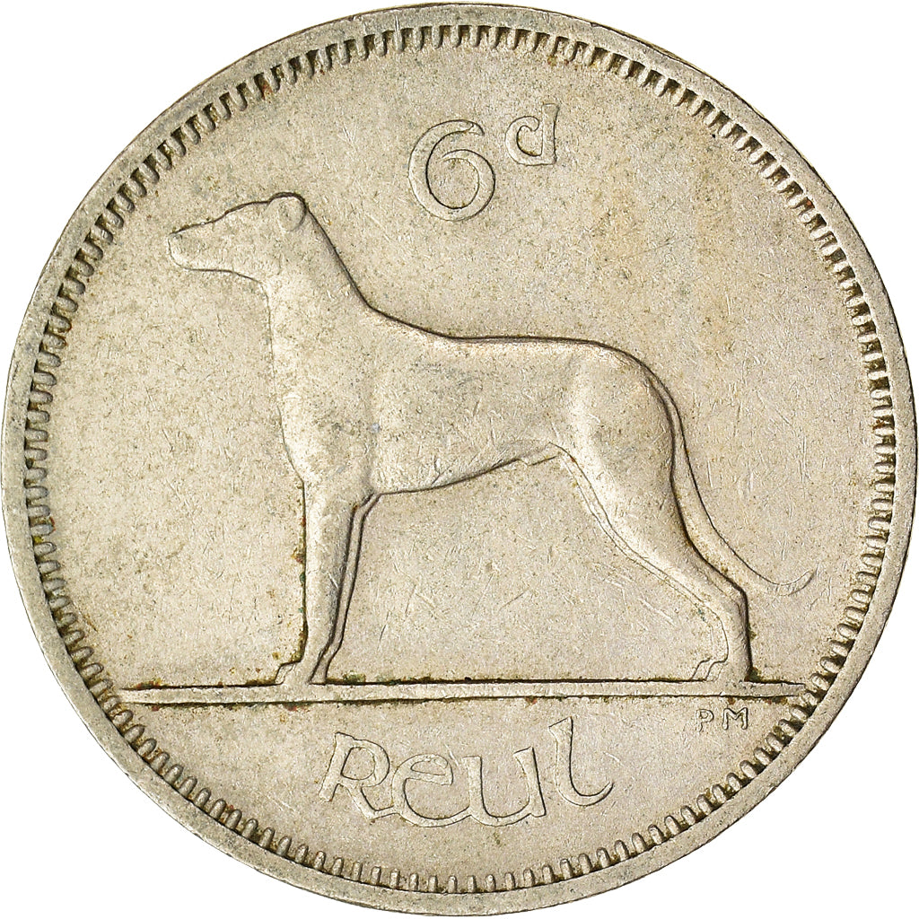 Coin, IRELAND REPUBLIC, 6 Pence, 1963, EF(40-45), Copper-nickel, KM:13a