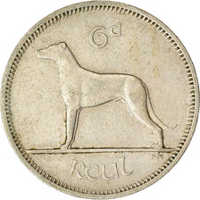 Coin, IRELAND REPUBLIC, 6 Pence, 1963, EF(40-45), Copper-nickel, KM:13a