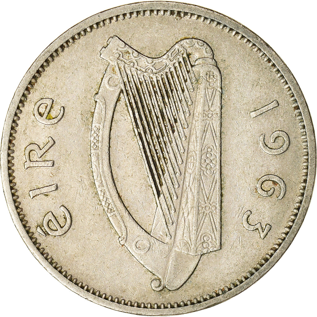 Coin, IRELAND REPUBLIC, 6 Pence, 1963, EF(40-45), Copper-nickel, KM:13a