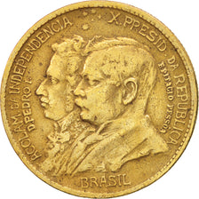 Brazil, 1000 Reis, 1922, EF(40-45), Aluminum-Bronze, KM:522.1