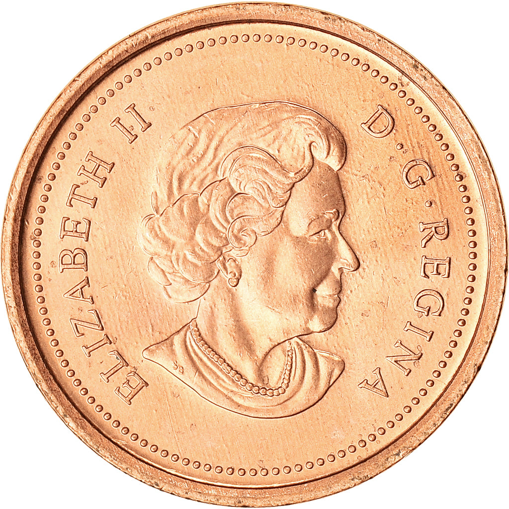 Coin, Canada, Elizabeth II, Cent, 2005, Royal Canadian Mint, AU(55-58), Copper