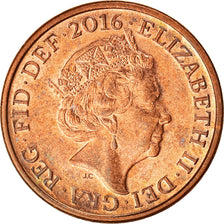Coin, Great Britain, Penny, 2016, EF(40-45), Copper Plated Steel