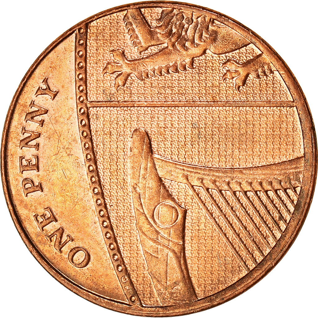 Coin, Great Britain, Penny, 2016, EF(40-45), Copper Plated Steel