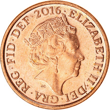 Coin, Great Britain, Penny, 2016, AU(55-58), Copper Plated Steel