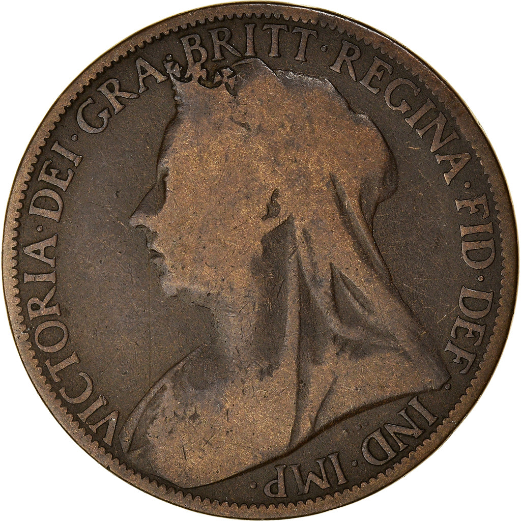 Coin, Great Britain, Victoria, Penny, 1898, F(12-15), Bronze, KM:790