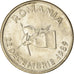 Monnaie, Roumanie, 10 Lei, 1991, TTB+, Nickel Clad Steel, KM:108