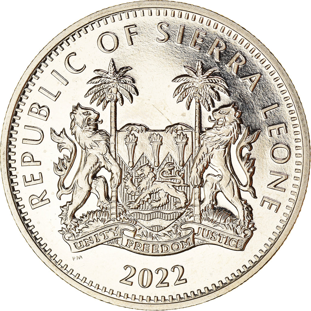 Coin, Sierra Leone, Hippopotame, Dollar, 2022, MS(63), Cupronickel, KM:New