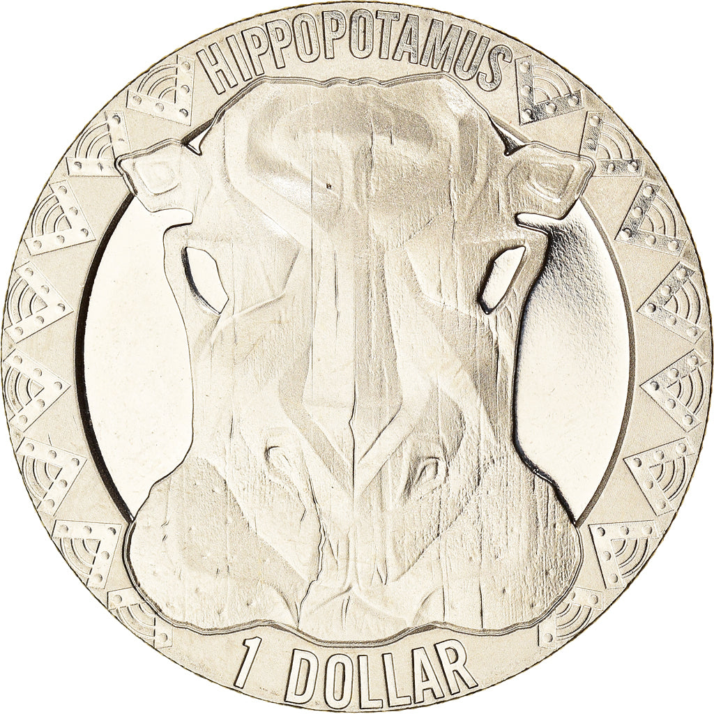 Coin, Sierra Leone, Hippopotame, Dollar, 2022, MS(63), Cupronickel, KM:New