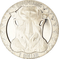Coin, Sierra Leone, Hippopotame, Dollar, 2022, MS(63), Cupronickel, KM:New