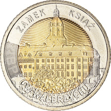 Coin, Poland, castle in Walbrzych, 5 Zlotych, 2021, MS(63), Bi-Metallic