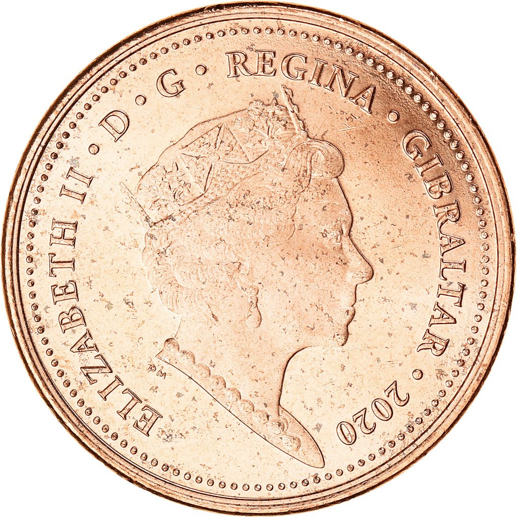 Coin, Gibraltar, 2 Pence, 2020, Pobjoy Mint, MS(63), Acier plaqué cuivre