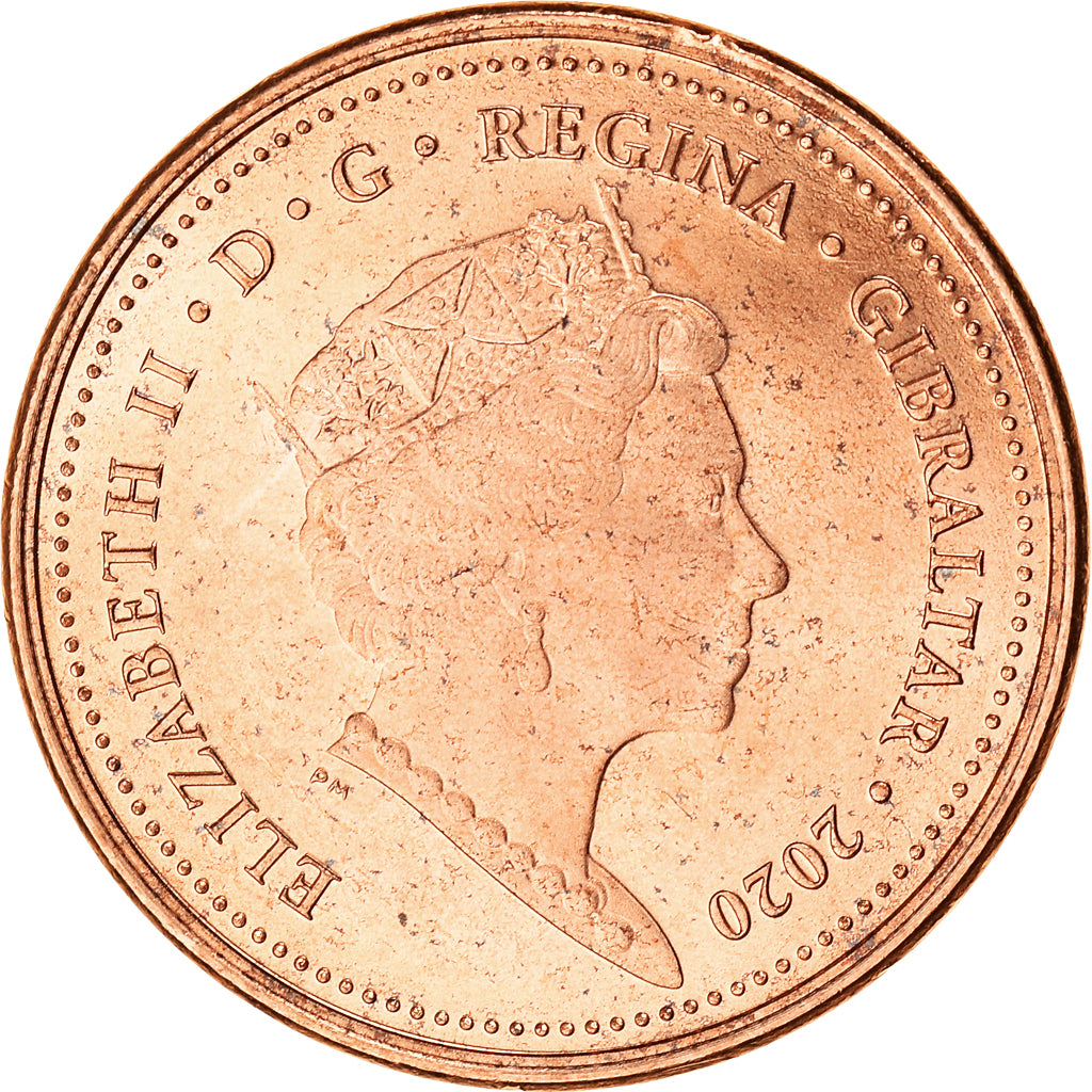 Coin, Gibraltar, 2 Pence, 2020, Pobjoy Mint, MS(63), Acier plaqué cuivre
