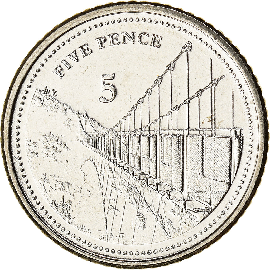 Coin, Gibraltar, 5 Pence, 2020, Pobjoy Mint, MS(63), Acier plaqué nickel