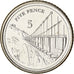 Coin, Gibraltar, 5 Pence, 2020, Pobjoy Mint, MS(63), Acier plaqué nickel