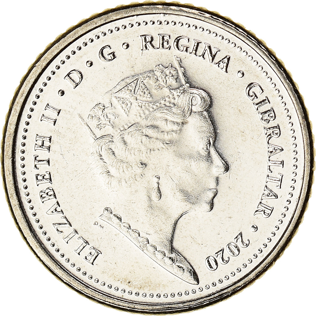 Coin, Gibraltar, 5 Pence, 2020, Pobjoy Mint, MS(63), Acier plaqué nickel