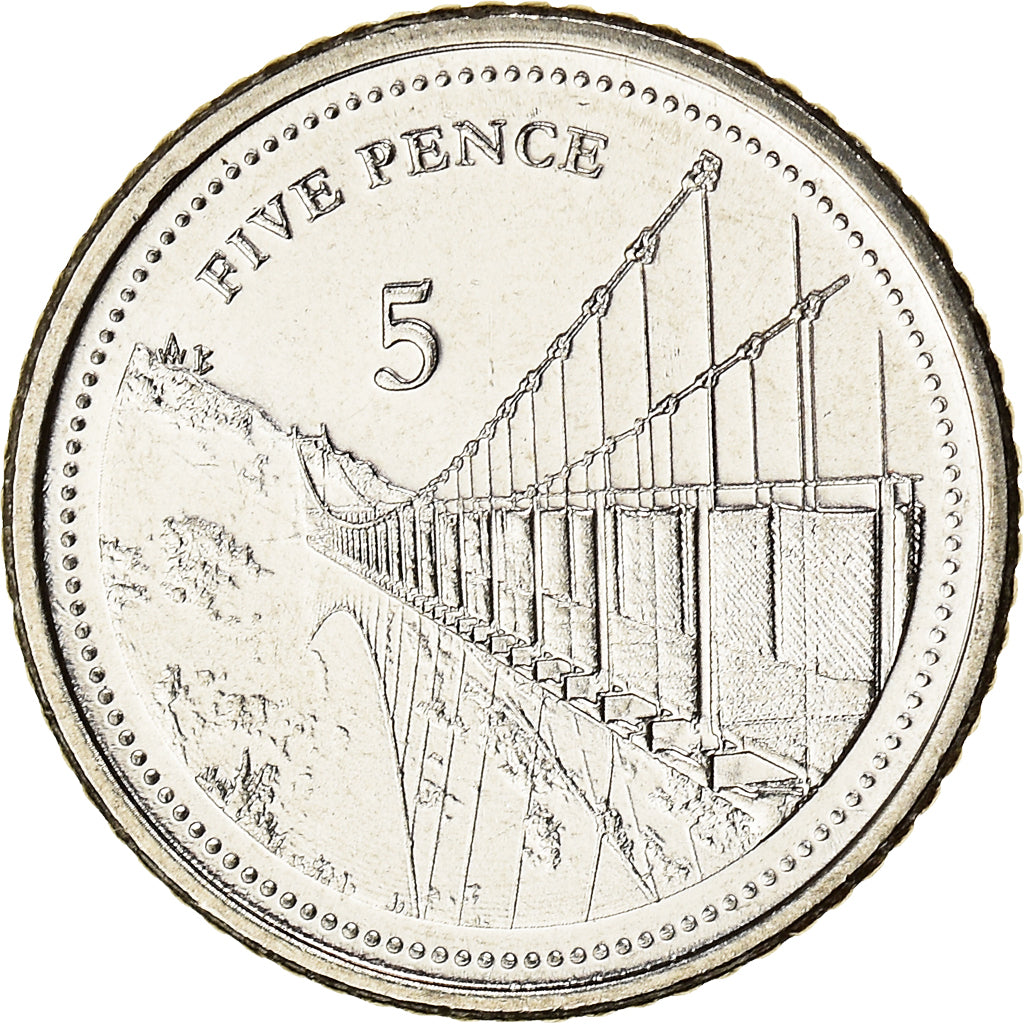 Coin, Gibraltar, 5 Pence, 2020, Pobjoy Mint, MS(63), Acier plaqué nickel