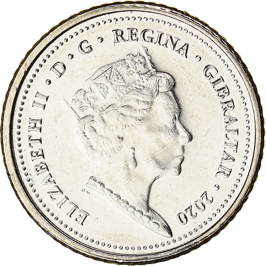 Coin, Gibraltar, 5 Pence, 2020, Pobjoy Mint, MS(63), Acier plaqué nickel