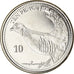 Moneta, Gibraltar, Barbary Partridge, 10 Pence, 2020, MS(63), Acier plaqué