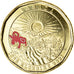 Coin, Canada, Dollar, 2021, Colorized, MS(63), Brass plated steel (three-ply)