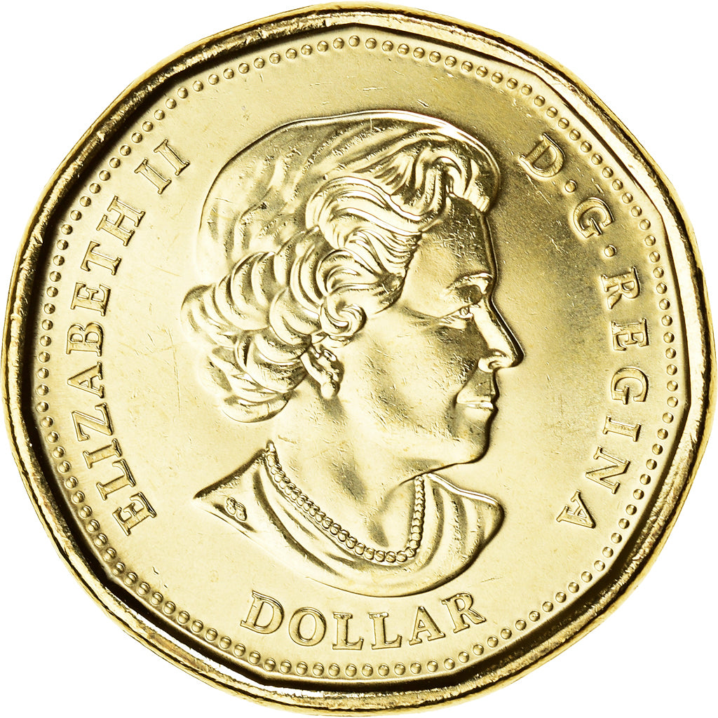 Coin, Canada, Dollar, 2021, Colorized, MS(63), Brass plated steel (three-ply)