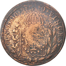 Brazil, 40 Reis, 1829, Bahia, VF(20-25), Copper, KM:444.2