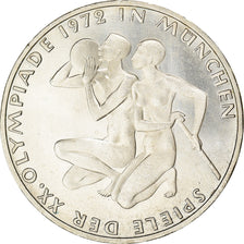 Coin, GERMANY - FEDERAL REPUBLIC, 10 Mark, 1972, Hambourg, EF(40-45), Silver
