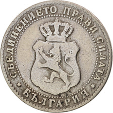 Coin, Bulgaria, Ferdinand I, 10 Stotinki, 1888, EF(40-45), Copper-nickel, KM:10