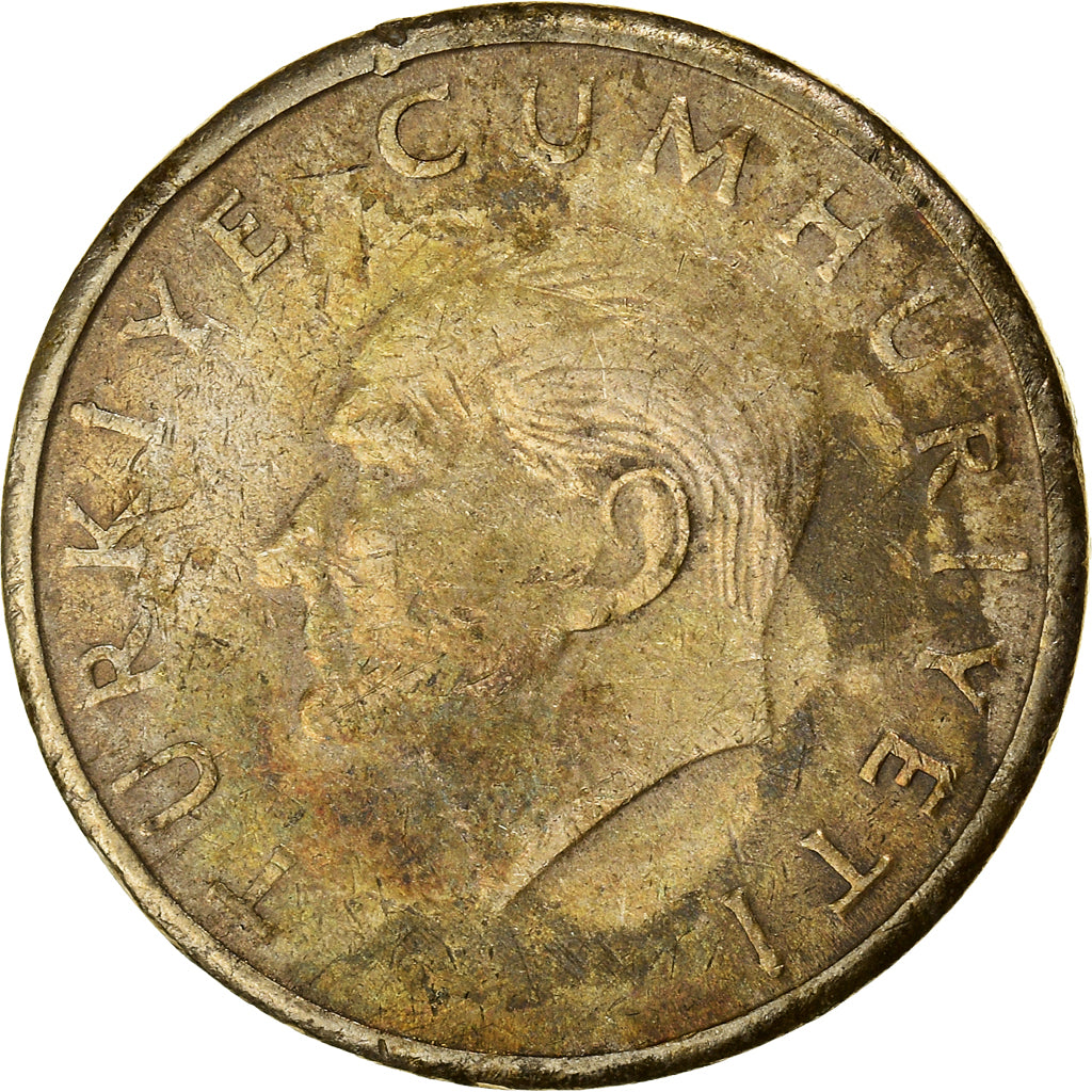 Moneta, Turchia, 10000 Lira, 10 Bin Lira, 1995, MB+, Rame-nichel-zinco