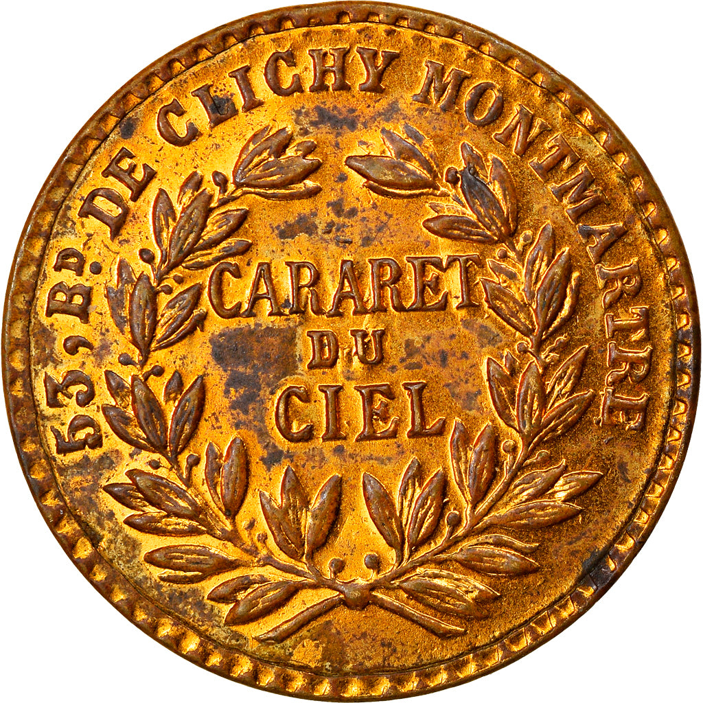 France, Token, Maison Close, Cabaret du Ciel, Clichy-Montmartre, EF(40-45)