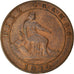 Coin, Spain, Provisional Government, 10 Centimos, 1870, Madrid, VF(30-35)
