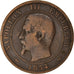 Coin, France, Napoleon III, 10 Centimes, 1854, Lille, EF(40-45), Bronze