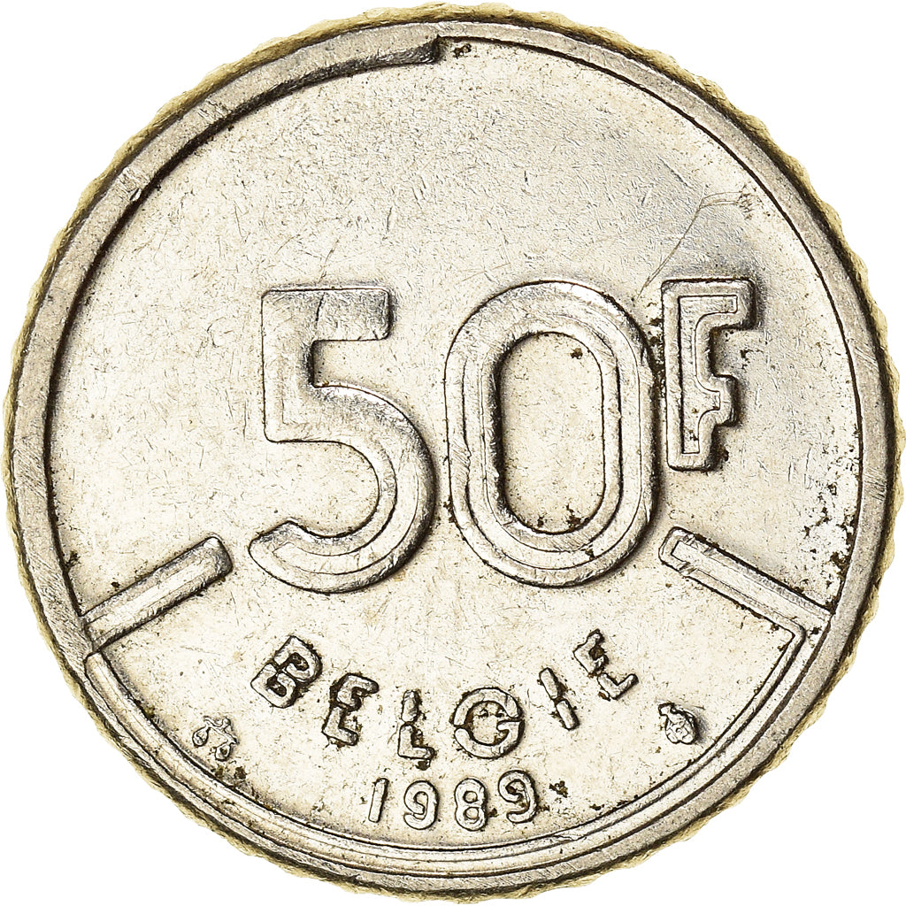 Monnaie, Belgique, Baudouin I, 50 Francs, 50 Frank, 1989, Bruxelles, Belgium