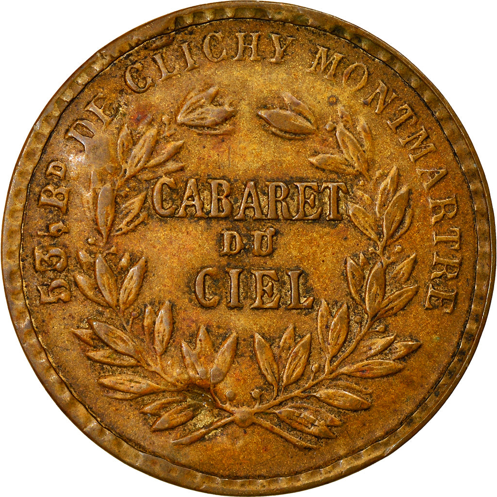 Francja, Token, Maison Close, Cabaret du Ciel, Clichy-Montmartre, EF(40-45)