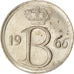 Coin, Belgium, 25 Centimes, 1966, Brussels, VF(30-35), Copper-nickel, KM:153.1
