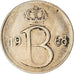 Moneda, Bélgica, 25 Centimes, 1968, Brussels, BC+, Cobre - níquel, KM:154.1