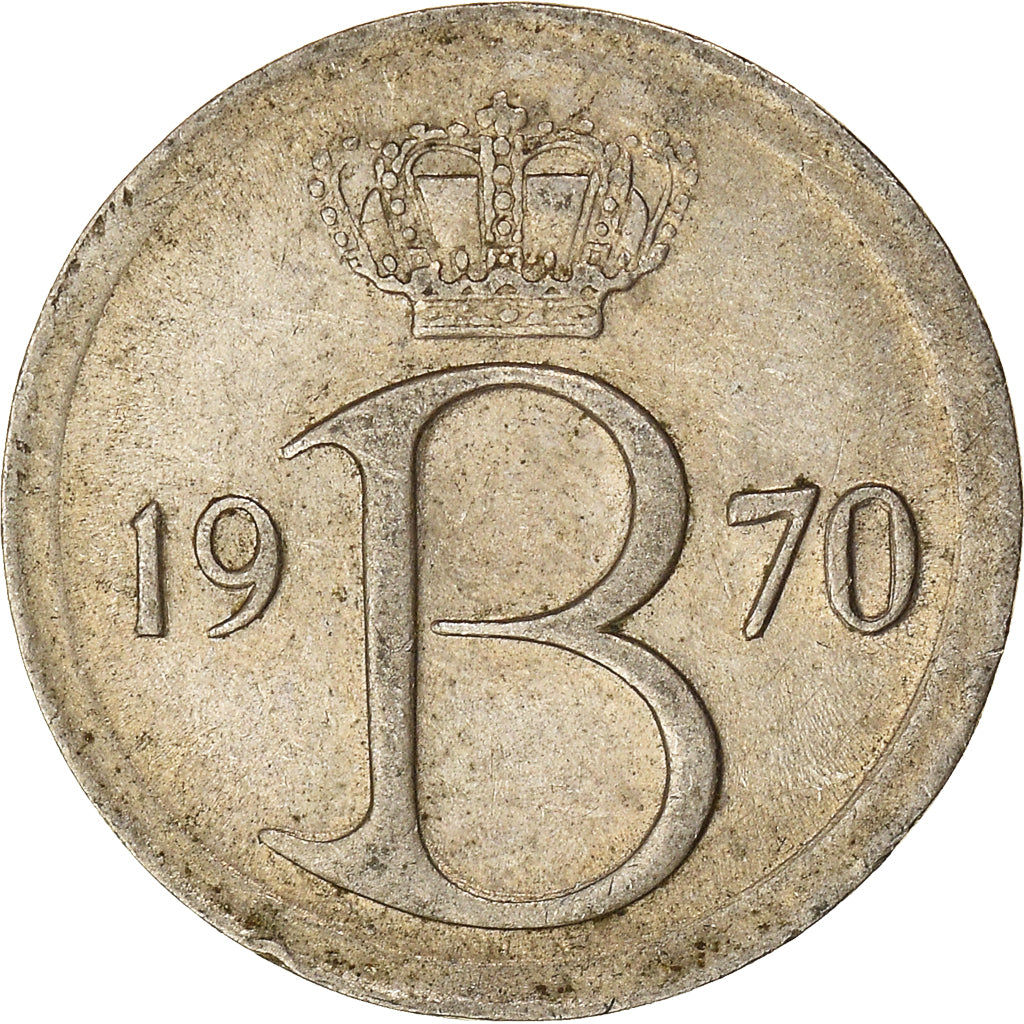 Monnaie, Belgique, 25 Centimes, 1970, Bruxelles, TB+, Cupro-nickel, KM:154.1