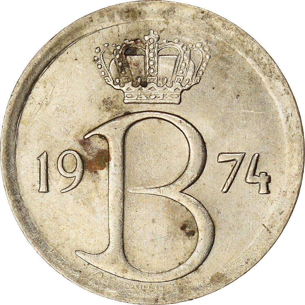 Monnaie, Belgique, 25 Centimes, 1974, Bruxelles, TB+, Cupro-nickel, KM:154.1