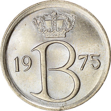 Coin, Belgium, 25 Centimes, 1975, Brussels, AU(50-53), Copper-nickel, KM:153.1