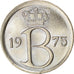 Coin, Belgium, 25 Centimes, 1975, Brussels, AU(50-53), Copper-nickel, KM:153.1