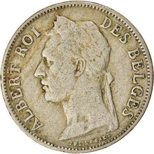 Moneda, Congo belga, 50 Centimes, 1929, BC+, Cobre - níquel, KM:22