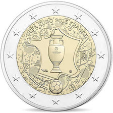 Moneda, Francia, Monnaie de Paris, 2 Euro, UEFA Euro 2016, 2016, FDC