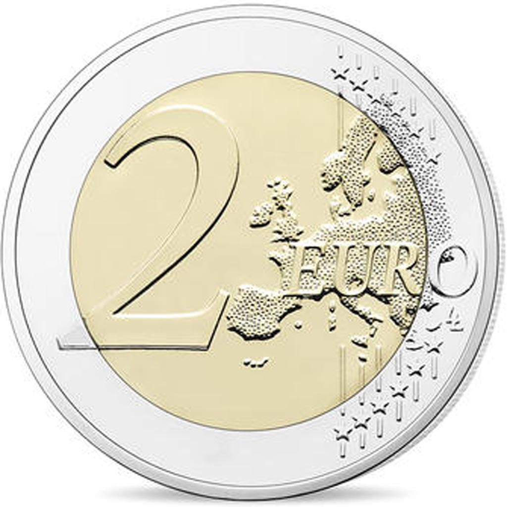 Monnaie, France, Monnaie de Paris, 2 Euro, UEFA Euro 2016, 2016, FDC, Bimetallic