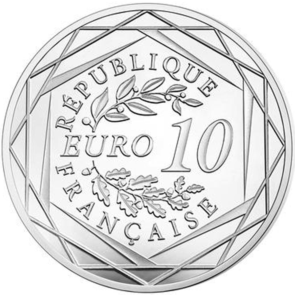 Coin, France, Monnaie de Paris, 10 Euro, Coq, 2016, MS(65-70), Silver