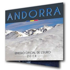 Andorra, 1 Cent to 2 Euro, 2014, MS(65-70)