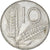 Moneta, Włochy, 10 Lire, 1953, Rome, F(12-15), Aluminium, KM:93