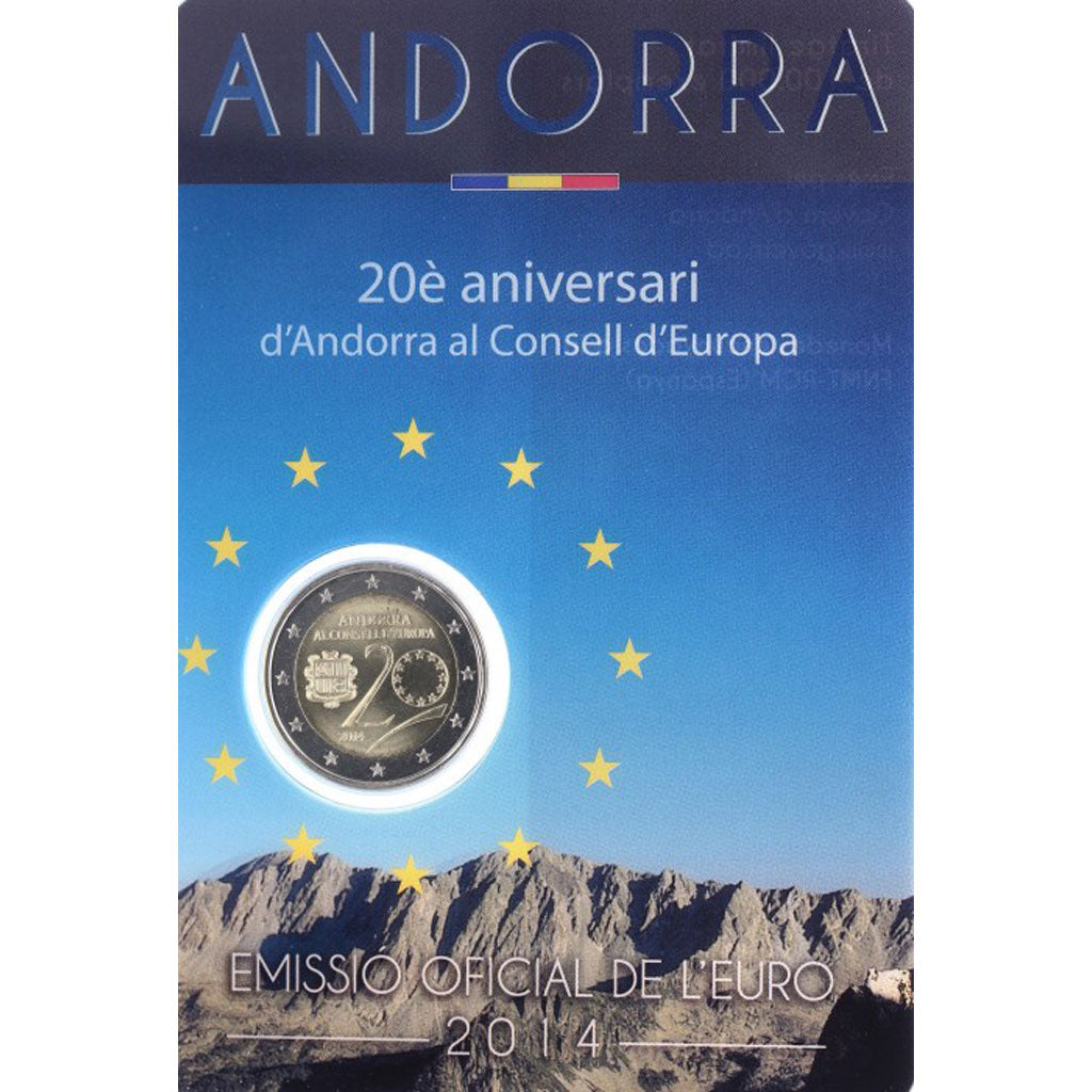 Andorra, 2 Euro, 2014, MS(65-70), Bi-Metallic