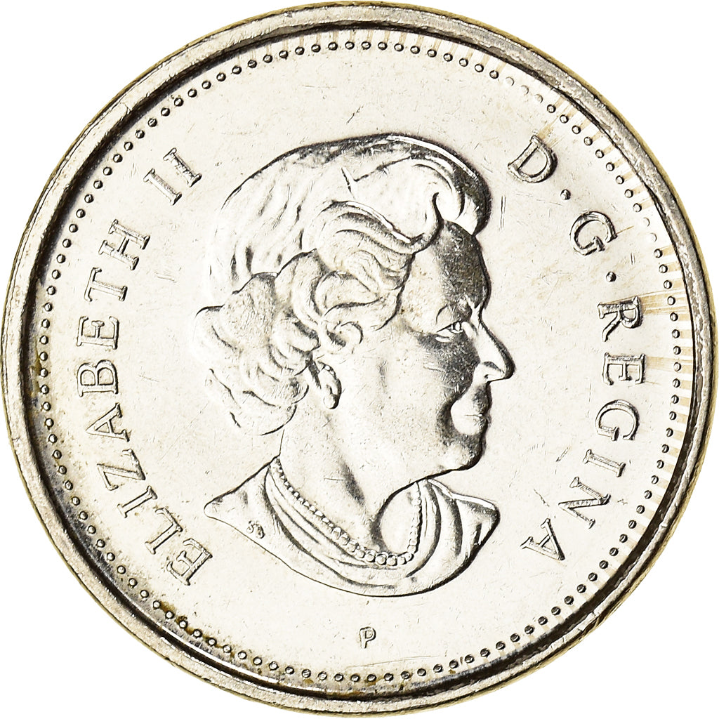 Coin, Canada, Elizabeth II, 5 Cents, 2003, Royal Canadian Mint, AU(55-58)
