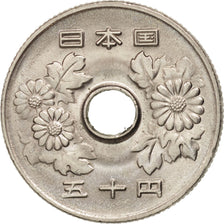 Japan, Akihito, 50 Yen, 1991, MS(63), Copper-nickel, KM:101.2